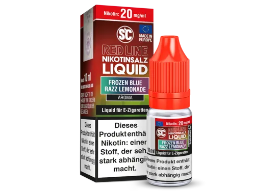 SC Red Line Frozen Blue Razz Lemonade Nikotinsalz Liquid
