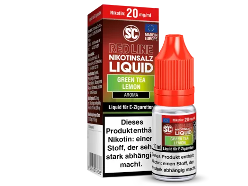 SC Red Line Green Tea Lemon Nikotinsalz Liquid