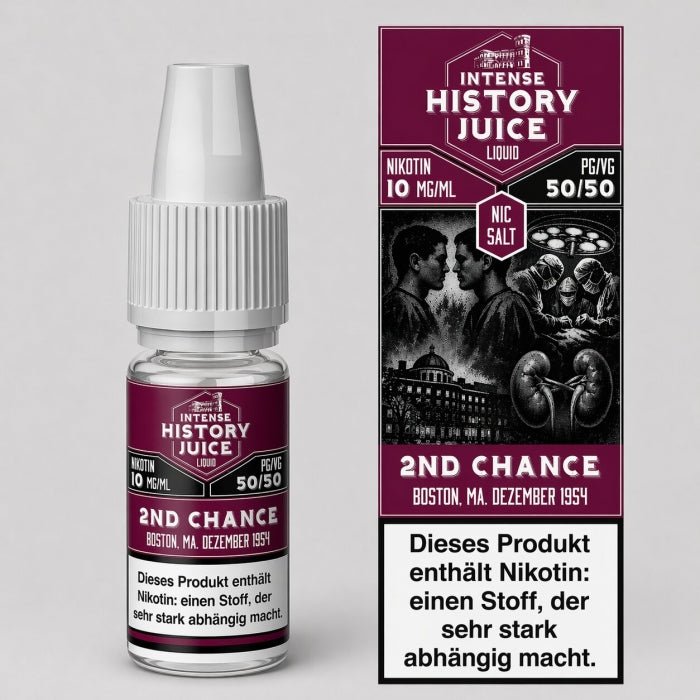 Second Chance Lychee Aloe Nikotinsalzliquid 10ml INTENSE HISTORY JUICE - Smokkie