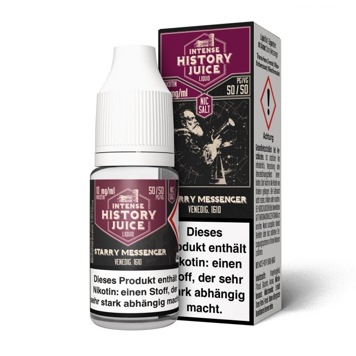 Starry Messenger Grüner Apfel Nikotinsalzliquid INTENSE HISTORY JUICE - Smokkie | eine Marke der Smoke Smart GmbH