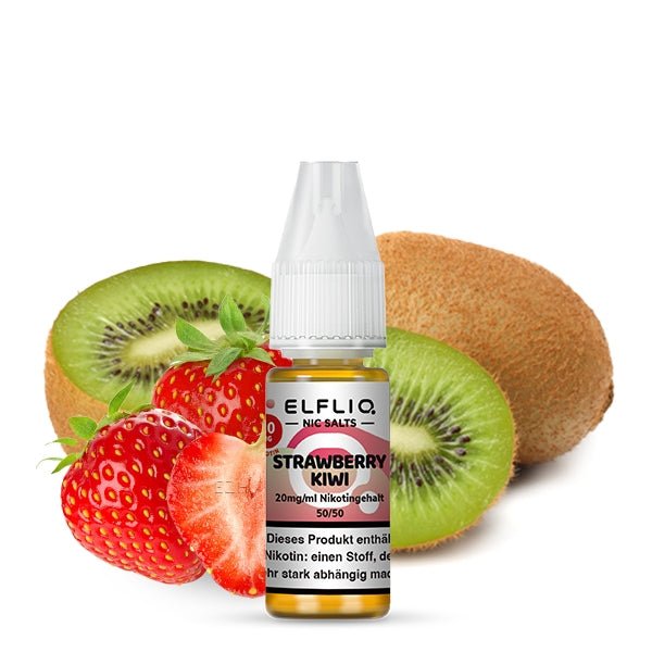 Strawberry Kiwi Nikotinsalzliquid (Erdbeere & Kiwi) - Elfliq (ELFBAR) - Smokkie | eine Marke der Smoke Smart GmbH