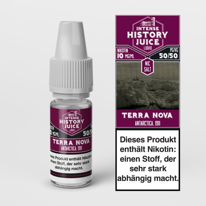 Terra Nova ZitroneEisbonbon Nikotinsalzliquid INTENSE HISTORY JUICE - Smokkie