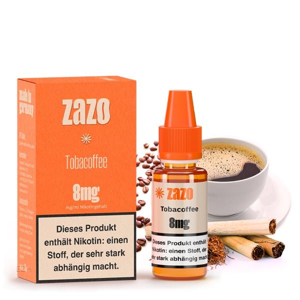Tobacoffee ELiquid 10ml von ZAZO Made in Germany - Smokkie