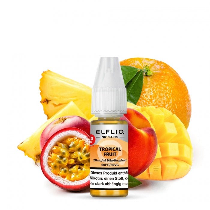 Tropical Fruit Nikotinsalzliquid (Tropischer Frucht Mix) - Elfliq (ELFBAR) - Smokkie