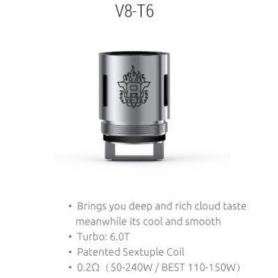 V8T6 Sextuple Coilhead für den TFV8 SMOK - Smokkie | eine Marke der Smoke Smart GmbH