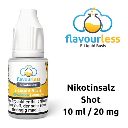VPG Nikotinsalz Basen-Shot (50/50) 20mg/10ml - Flavourless - Smokkie | eine Marke der Smoke Smart GmbH