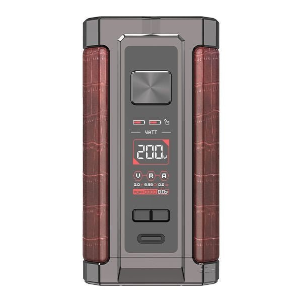 Aspire VRod 200 Mod Akkuträger Rotbraun Leder Ausführung - Smokkie