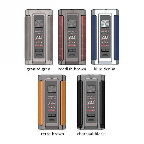 Aspire VRod 200 Mod Akkuträger alle Farbvarianten Übersicht - Smokkie