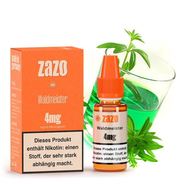 Waldmeister ELiquid 10mlvon Zazo Made in Germany - Smokkie | eine Marke der Smoke Smart GmbH