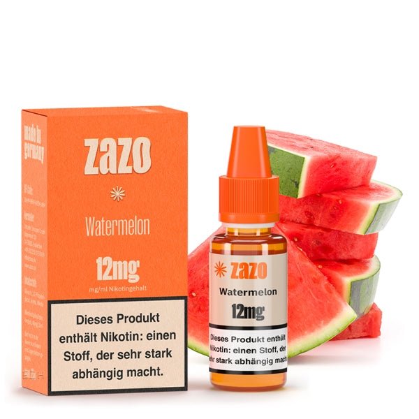 Watermelon ELiquid 10ml von ZAZO Made in Germany - Smokkie