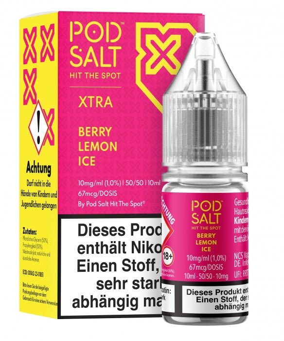 XTRA BERRY LEMON ICE Nikotinsalzliquid POD SALT - Smokkie | eine Marke der Smoke Smart GmbH