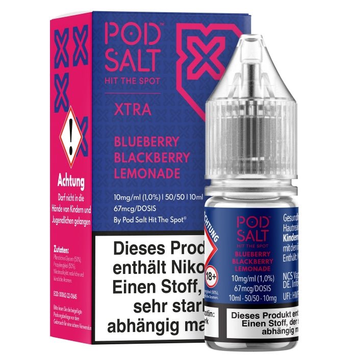 XTRA Blueberry Blackberry Lemonade Nikotinsalzliquid POD SALT - Smokkie | eine Marke der Smoke Smart GmbH