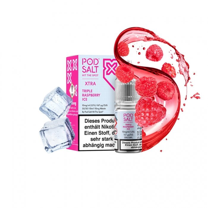 Xtra Triple Raspberry Ice Nikotinsalzliquid POD SALT - Smokkie | eine Marke der Smoke Smart GmbH