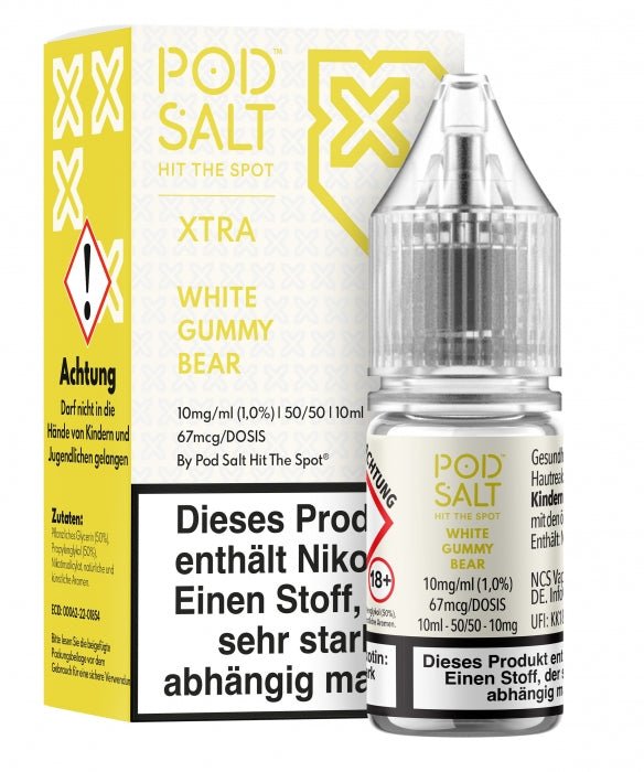XTRA WHITE GUMMY BEAR Nikotinsalzliquid POD SALT - Smokkie