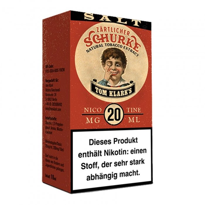 ZÄRTLICHER SCHURKE Nikotinsalzliquid 10ml TOM KLARK - Smokkie