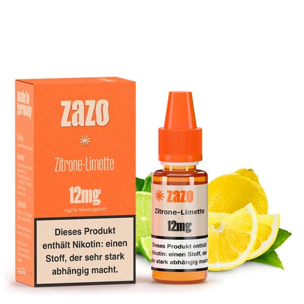 ZitroneLimette ELiquid 10ml von ZAZO Made in Germany - Smokkie